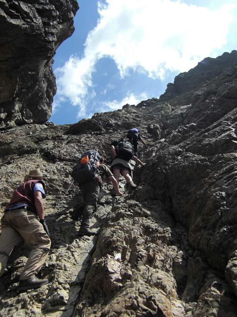 Cirque Anstieg zum Col de Perdu